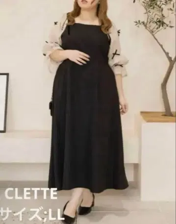 CLETTTE 블랙 롱 원피스 LL