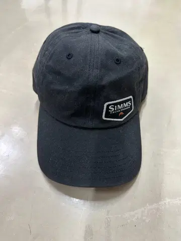 SIMMS 낚시 캡 블랙 시무스