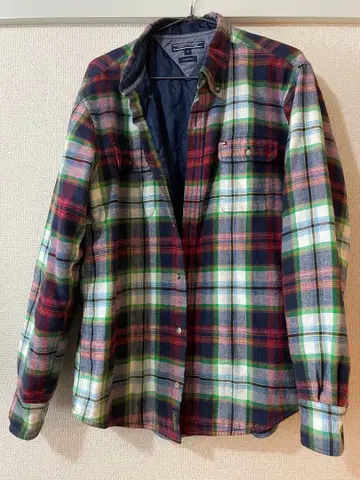 [ TOMMY HILFIGER ] 도톰 체크 셔츠 XL