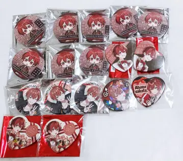 아호노 사카타 캔뱃지 하트 캔뱃지 17장 세트