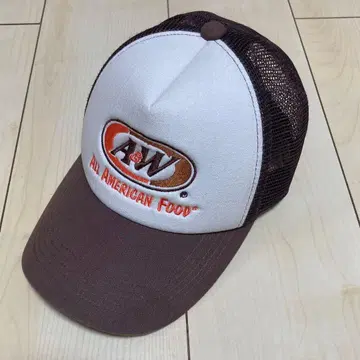 A&W 오키나와 메쉬 로고 캡 모자