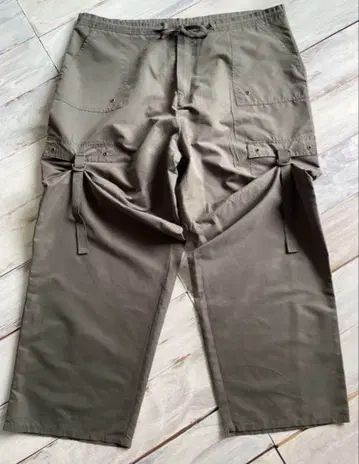 빈티지 테크 와이드 팬츠 카고 빅 사이즈 vintage