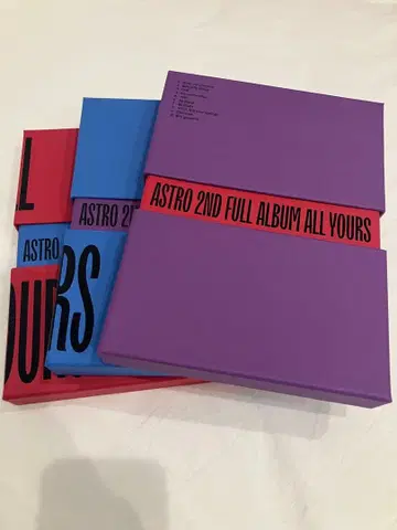 ASTRO 2ND FULL ALBUM ALL YOURS