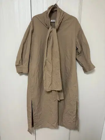 Demi-Luxe BEAMS 보타이 셔츠 원피스 리본