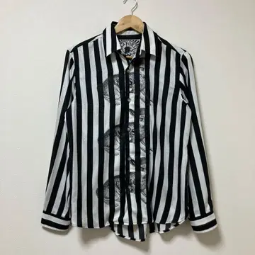 SANATORIUM 사나 셔츠 패턴 디자인 아트 블랙 가을