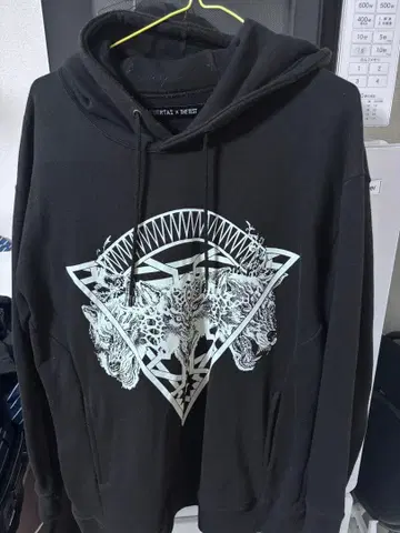 REBERATAS x THETEST 후드티 F 블랙