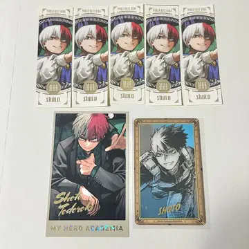 히로아카 원화전 토도로키 쇼토 메모리얼 컬렉션 금박 클리어 카드 스티커