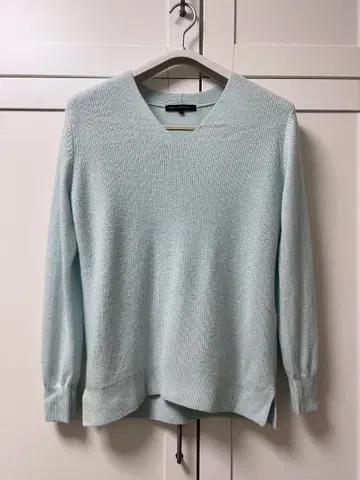 23구 캐시미어 블렌드 벌키 V넥 니트 38