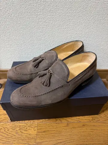 [GOLD BROTHERS] 브라운 스웨이드 태슬 로퍼