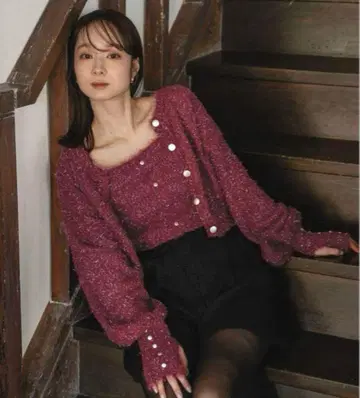 글리터 니트 앙상블