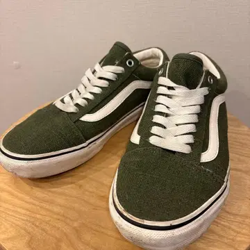 VANS 올리브 그린 스니커즈