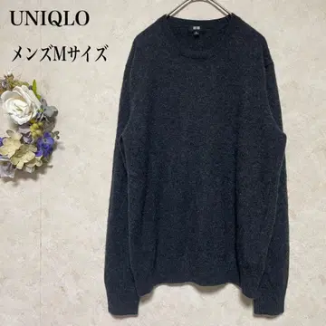 [ UNIQLO ] 캐시미어 100 크루넥 스웨터 남성용 M 블랙