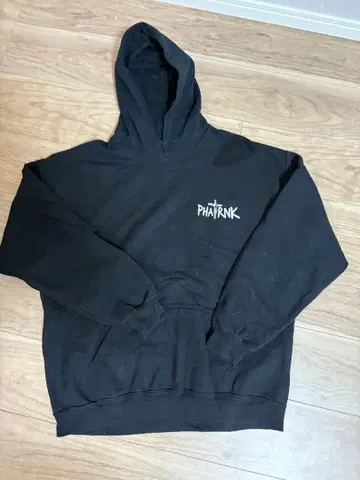 PHATRNK 블랙 후드티 L 사이즈