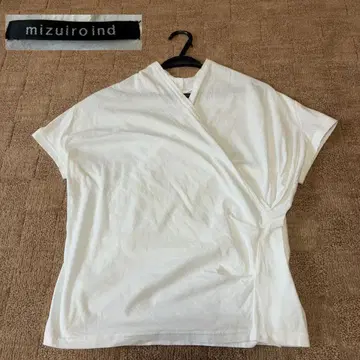 mizuiro ind 미즈이로 인드 돌먼 T셔츠 화이트 프리 사이즈