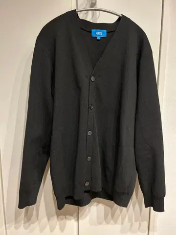 WWS 워셔블 스트레치 니트 가디건 블랙 LL