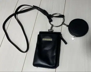 agnes b. 스마트폰 숄더백