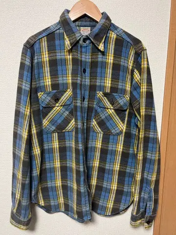 웨어하우스 플란넬 셔츠 데님 풀카운트 슈가케인 아메카지