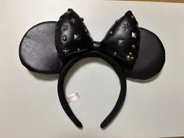 스터드 장식 미니 마우스 귀 머리띠 2개 세트