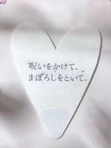 아노짱 안티 댓글 낙하물 무도관 하트 저주를 걸고, 환상을 풀어줘