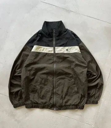 나일론 자켓 블랙/카키