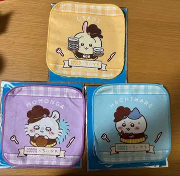 치이카와 코스 미니 타월 토끼 하치와레 모몽가 3장 세트