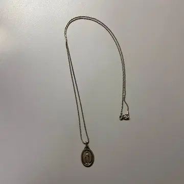 Basilica 바실리카 실버 과달루페 마리아 목걸이 멕시코