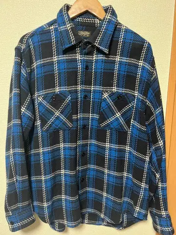 Sugarcane 플란넬 셔츠 웨어하우스 젤라토이 젤라토이 리얼 맥코이