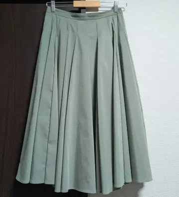 ANAYI 플레어 스커트 그린