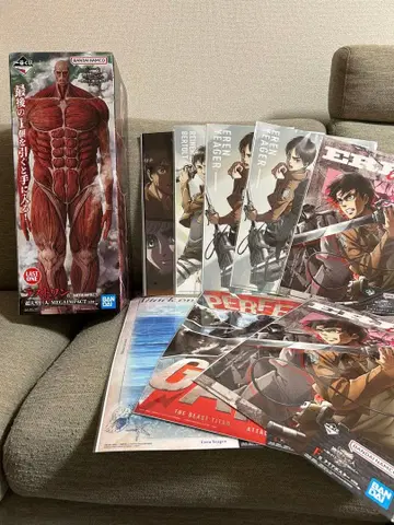 제일복권 진격의 거인 라스트 원상 초 대형 거인 F상 세트