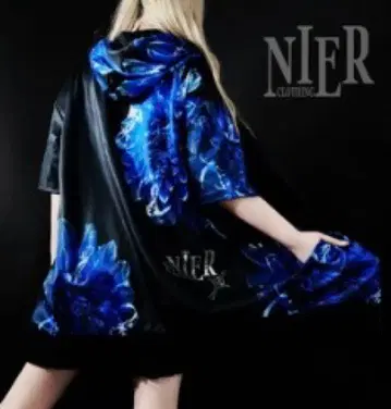 니에르 후드티 HALFSLEEVEZIPOUTER [BLUE DAHLIA]