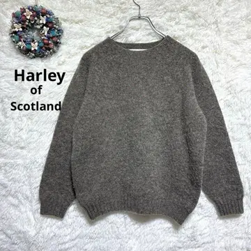 할리 오브 스코틀랜드 니트 스웨터 그레이 [ XS ] 새상품급 얇은 소재