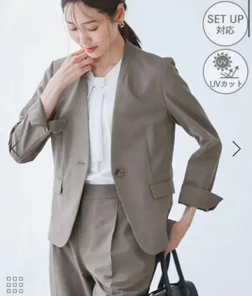 [ 린넨라이크 시리즈 ] 노라펠 자켓 / 출퇴근 셋업 가능