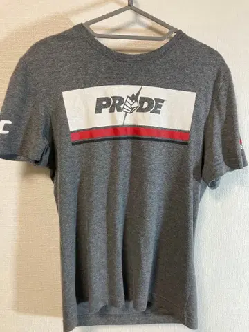 PRIDE 로고 T셔츠 그레이