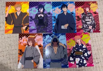 오사카 한정판 체인소 맨 레제편 POP UP SHOP C상 클리어 파일