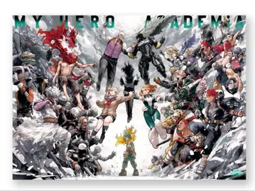나의 히어로 아카데미아 원화전 B2 포스터