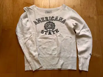 Americana 화이트 맨투맨 M