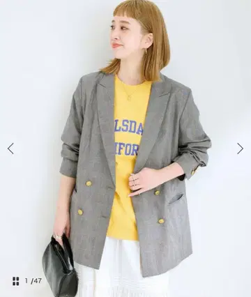 베이크루즈 B.C STOCK 울 라이크 트로 W 프론트 블레이저