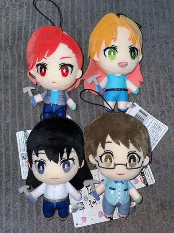 유리의 보석 코레누이! 봉제인형 마스코트 4종 세트