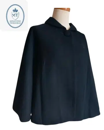 [ 미사용품 ] MINATONO TENRANKAI 판초 케이프 코트