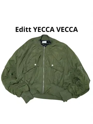 Editt YECCA VECCA 블루종 MA-1 카키 밀리터리
