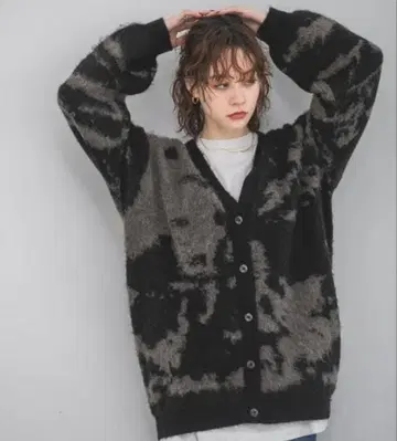 JEANASIS 지나시스*5GFoggy 기모 V 가디건