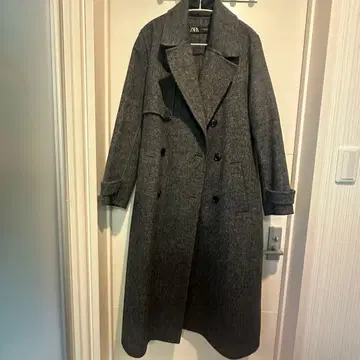 ZARA 롱 코트 그레이
