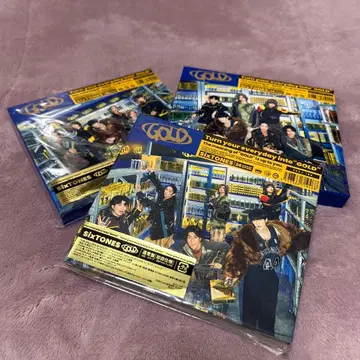 SixTONES GOLD CD 3장 세트