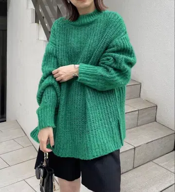 CAPRICIEUX LE MAGE 그린 스웨터