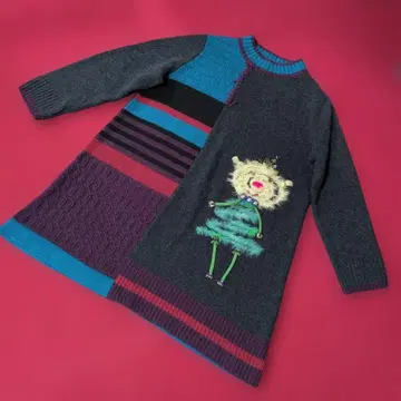 알베로베로 니트 원피스 그레이 계열