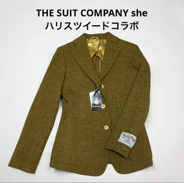 새상품 THE SUIT COMPANY she 해리스 트위드 자켓