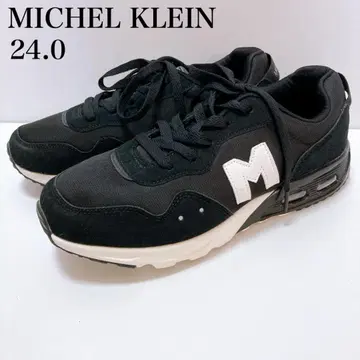새상품급 MICHEL KLEIN 미쉘클랑 M 로고 에어쿠션 스니커즈