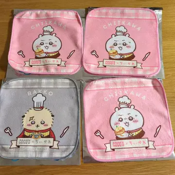 치이카와 캐릭터 타월 4장 세트