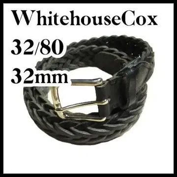 Whitehouse Cox 블랙 메쉬 벨트 32/80 30mm