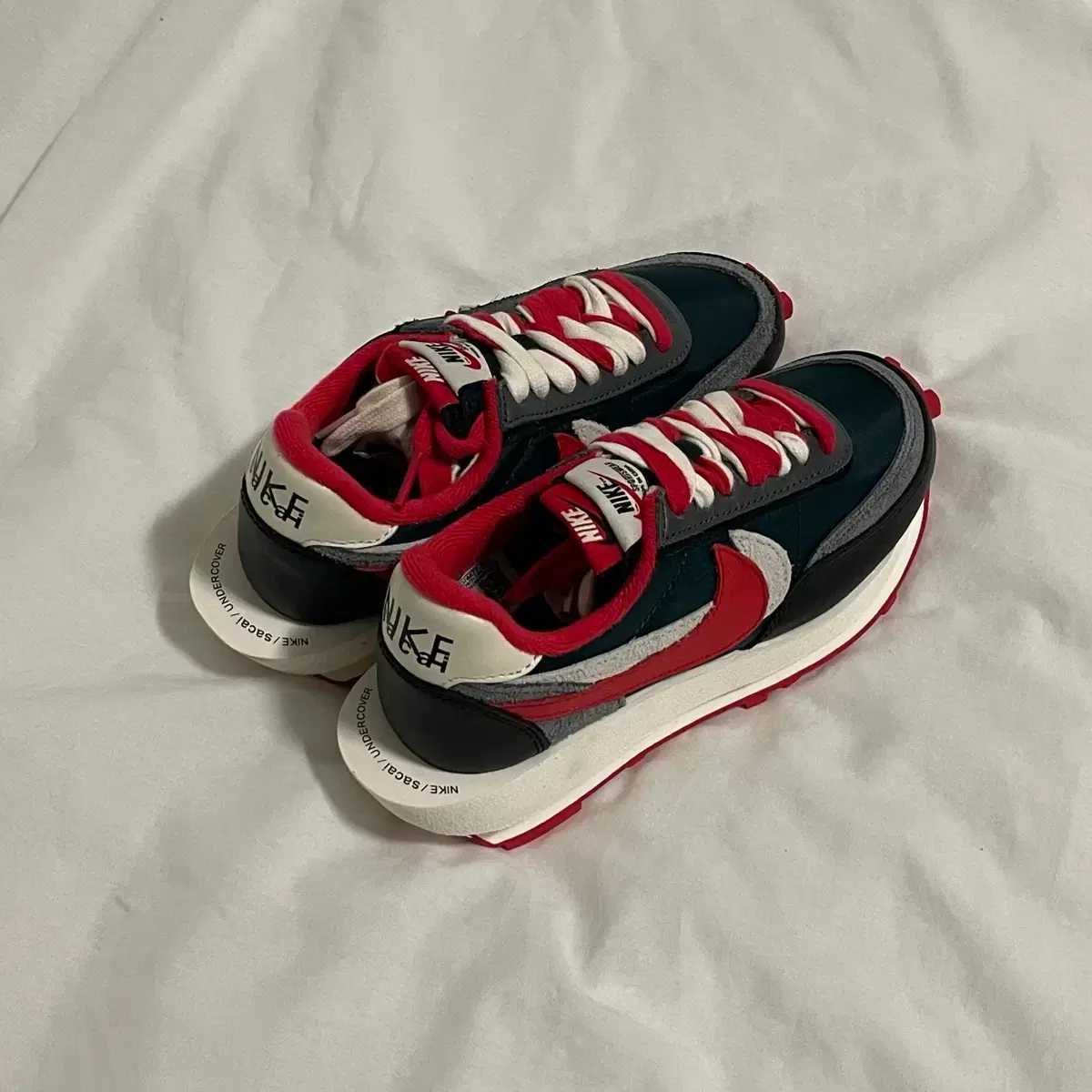 Nike x Sacai x Undercover LDWaffle Midnight Spruce University Gold